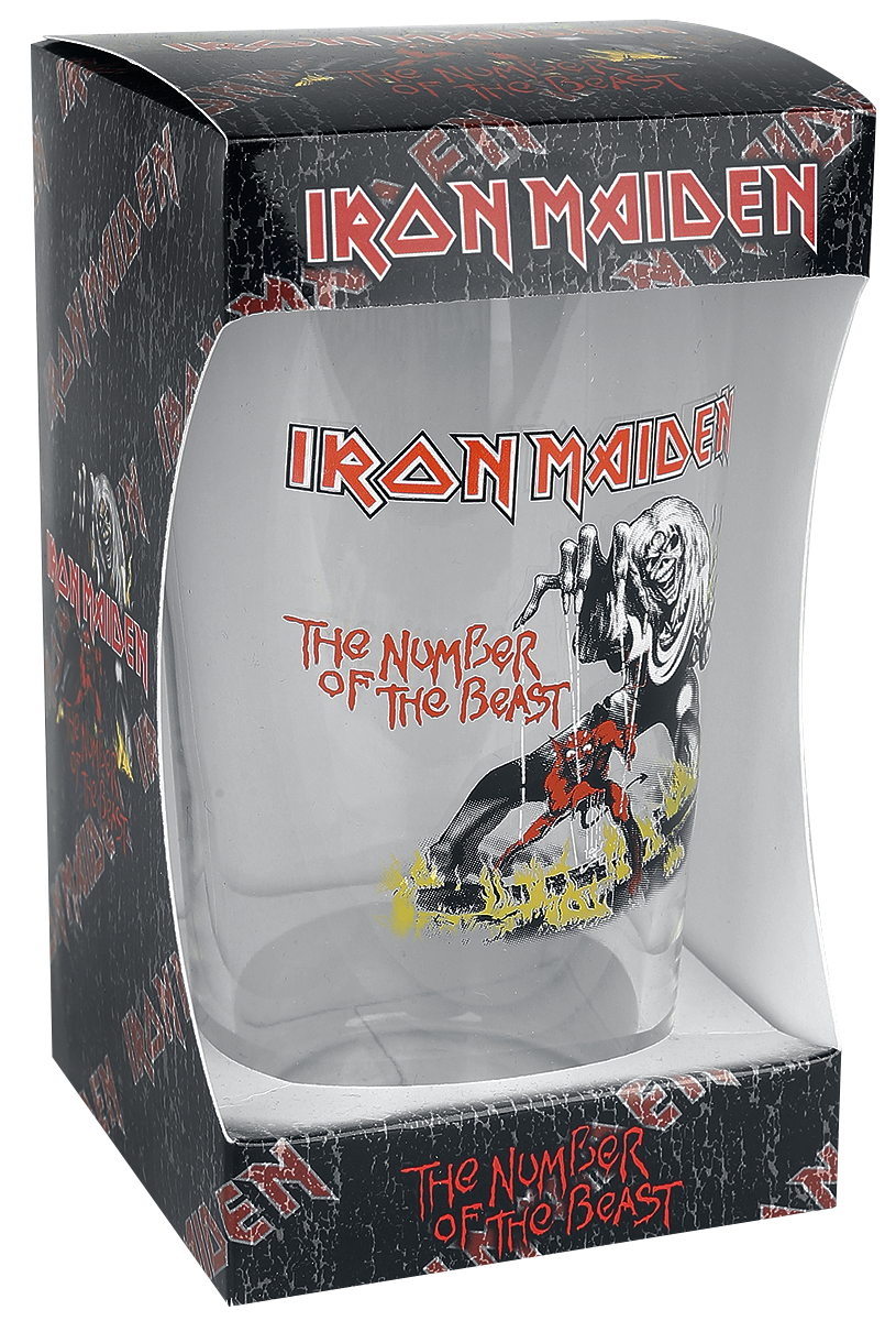 Verre à bière  de Iron Maiden - Number Of The Beast - pour Unisexe - transparent - Iron Maiden - View 2
