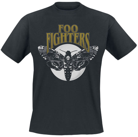 T-Shirt Manches courtes  de Foo Fighters - Hawk Moth - S à XXL - pour Homme - noir - Foo Fighters