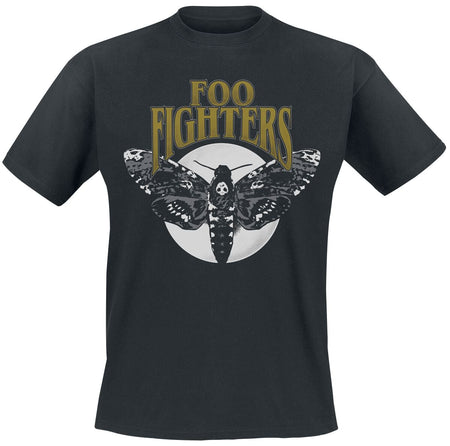 T-Shirt Manches courtes  de Foo Fighters - Hawk Moth - S à XXL - pour Homme - noir - Foo Fighters