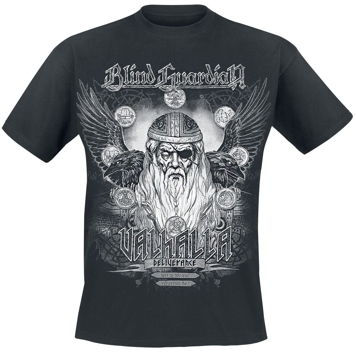 T-Shirt Manches courtes  de Blind Guardian - Valhalla - Deliverance - M à 4XL - pour Homme - noir - Blind Guardian