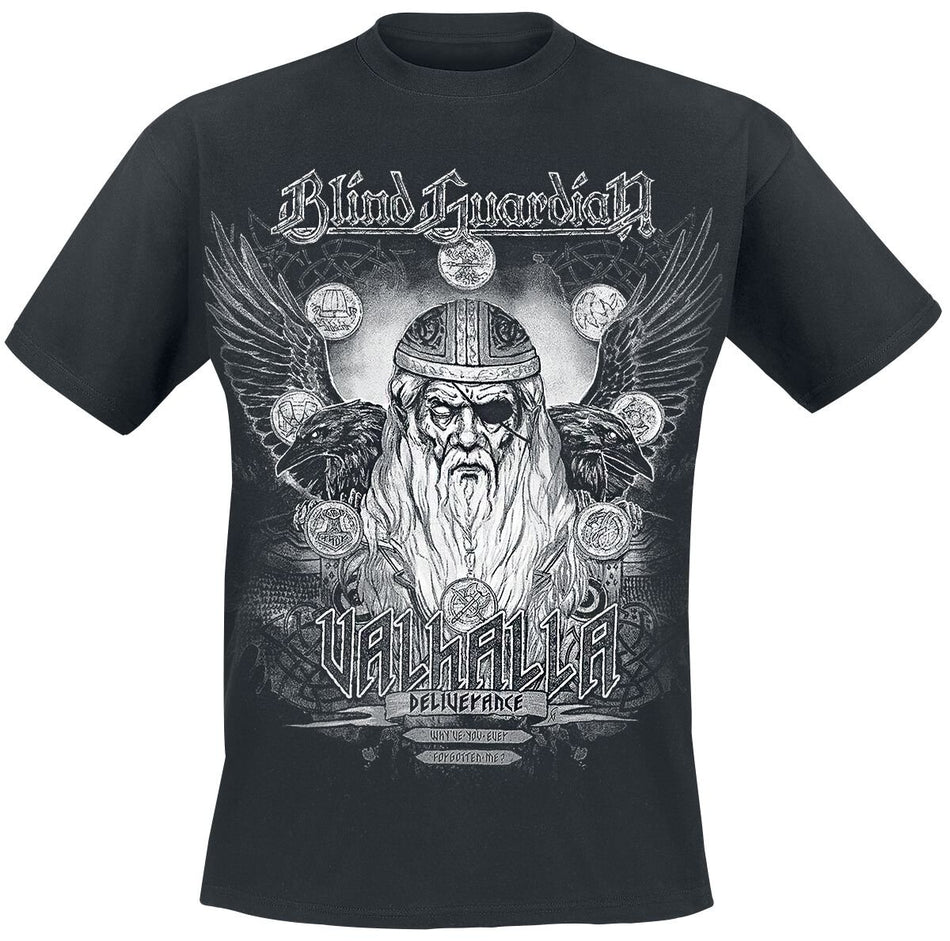 T-Shirt Manches courtes  de Blind Guardian - Valhalla - Deliverance - M à 4XL - pour Homme - noir - Blind Guardian