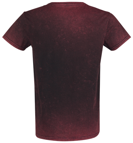 T-Shirt Manches courtes  de Black Premium by EMP - Back For More - S à XXL - pour Homme - bordeaux - Black Premium by EMP - View 2