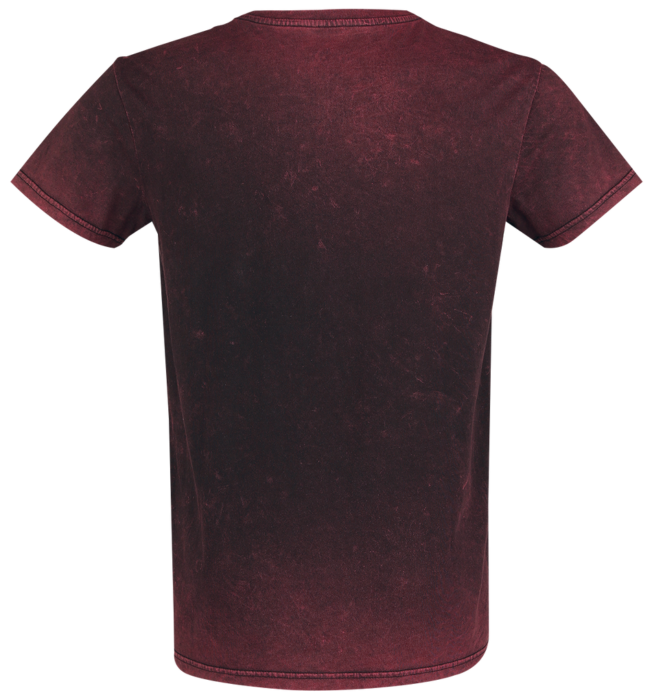 T-Shirt Manches courtes  de Black Premium by EMP - Back For More - S à XXL - pour Homme - bordeaux - Black Premium by EMP - View 2