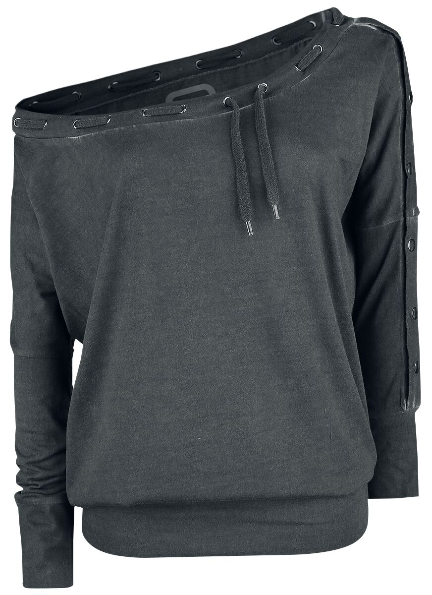 T-shirt manches longues  de RED by EMP - Fast And Loose - S à XXL - pour Femme - noir - RED by EMP