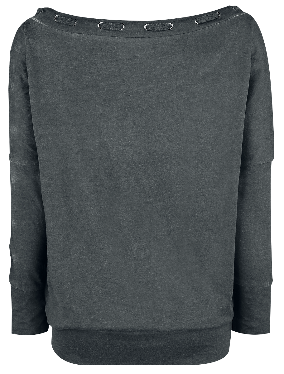 T-shirt manches longues  de RED by EMP - Fast And Loose - S à XXL - pour Femme - noir - RED by EMP - View 2