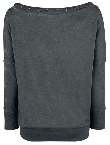 T-shirt manches longues  de RED by EMP - Fast And Loose - S à XXL - pour Femme - noir - RED by EMP - View 2