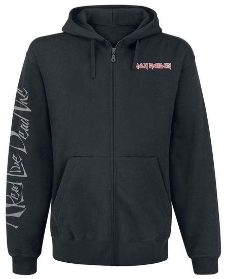 Sweat-shirt zippé à capuche  de Iron Maiden - A real live / dead one - S à XXL - pour Homme - noir - Iron Maiden