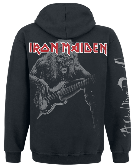 Sweat-shirt zippé à capuche  de Iron Maiden - A real live / dead one - S à XXL - pour Homme - noir - Iron Maiden - View 2