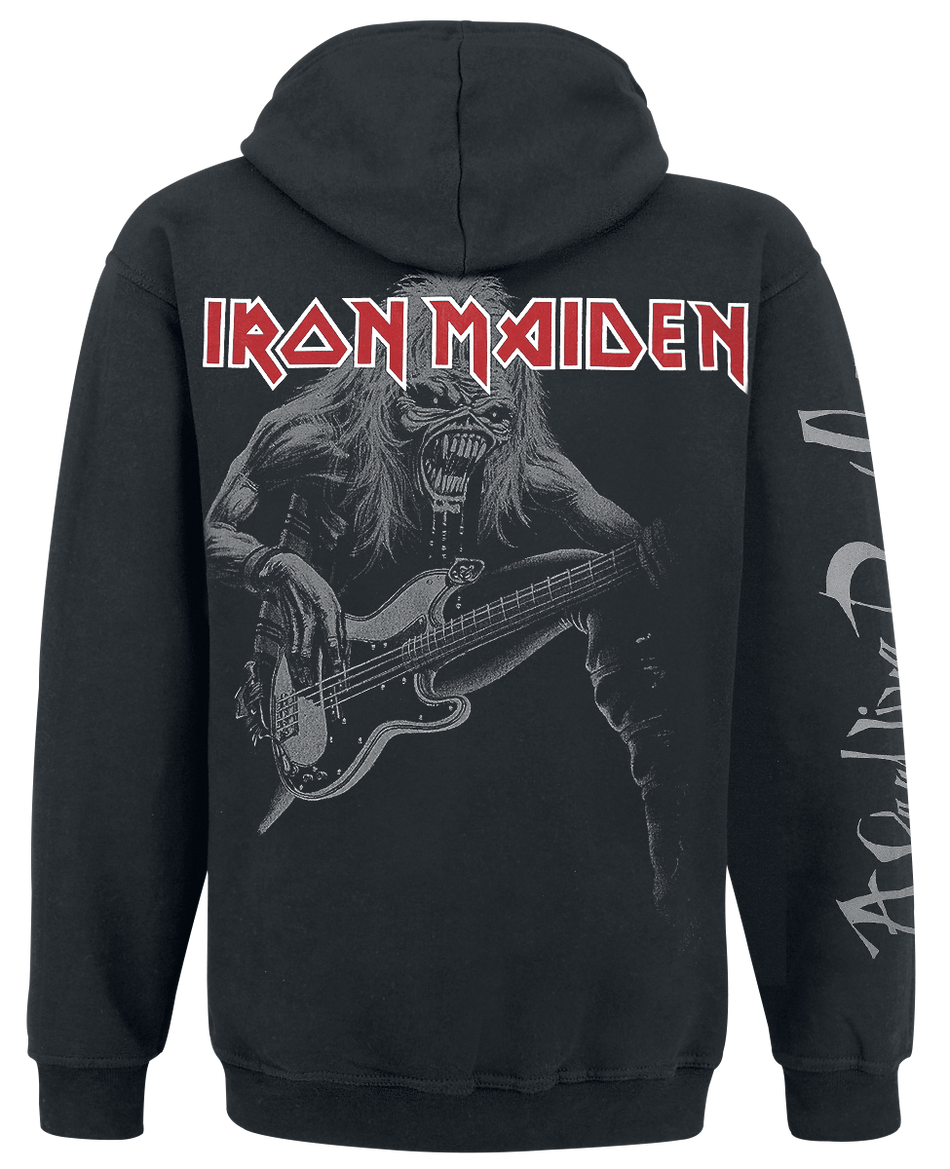 Sweat-shirt zippé à capuche  de Iron Maiden - A real live / dead one - S à XXL - pour Homme - noir - Iron Maiden - View 2