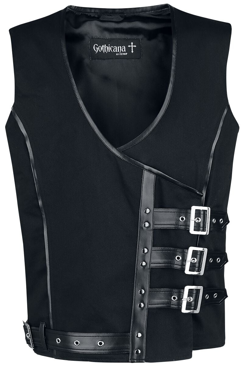 Veste Gothic de Gothicana by EMP - Akephalos - S à XXL - pour Homme - noir - Gothicana by EMP