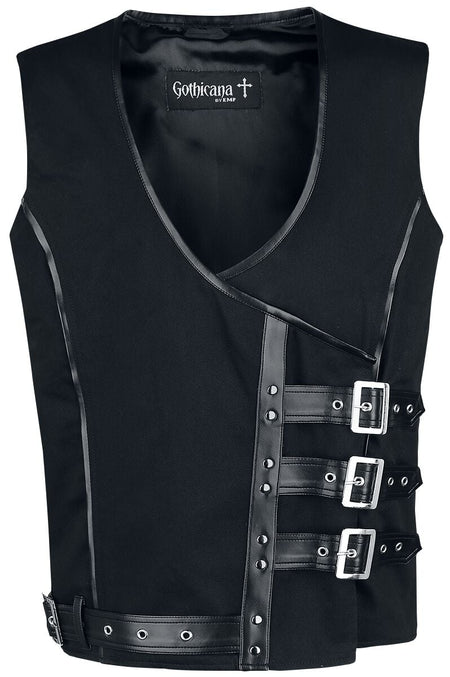 Veste Gothic de Gothicana by EMP - Akephalos - S à XXL - pour Homme - noir - Gothicana by EMP