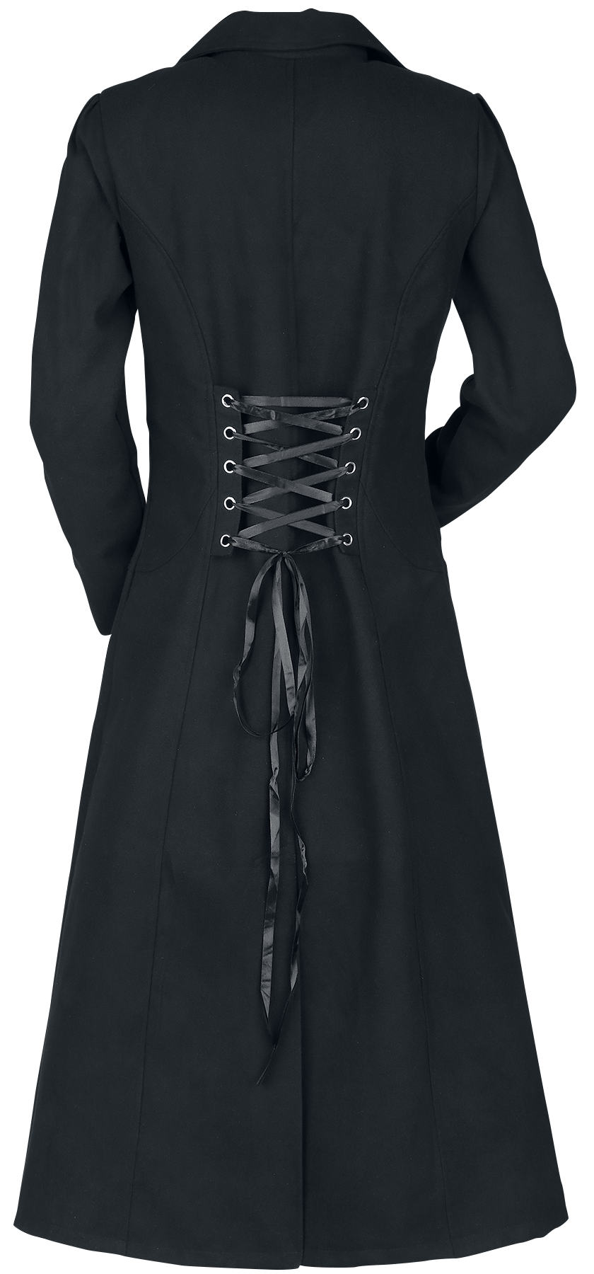 Manteau militaire Gothic de Gothicana by EMP - Duna - S à XXL - pour Femme - noir - Gothicana by EMP - View 2