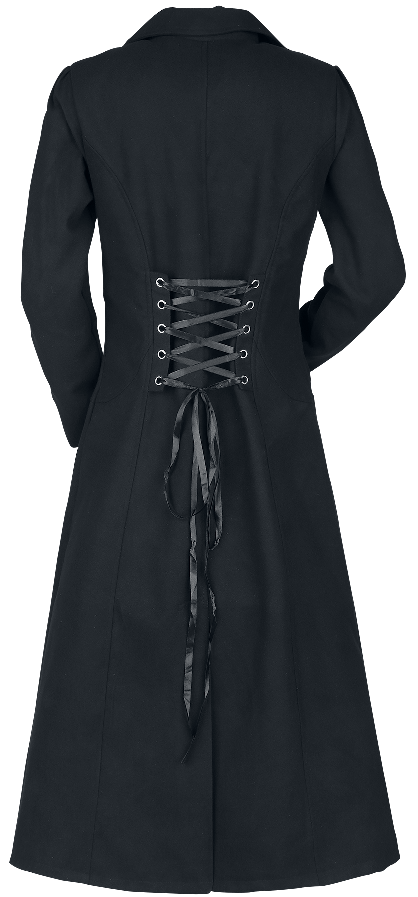 Manteau militaire Gothic de Gothicana by EMP - Duna - M à XL - pour Femme - noir - Gothicana by EMP - View 2