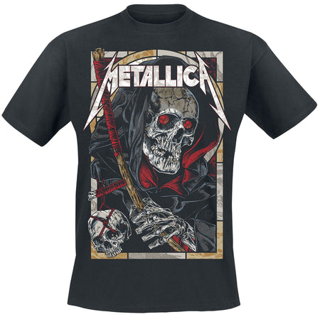 T-Shirt Manches courtes  de Metallica - Death Reaper - S à 5XL - pour Homme - noir - metallica