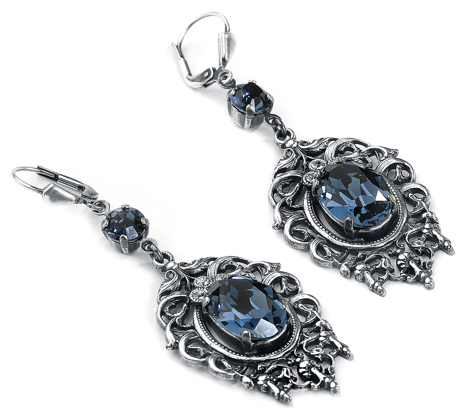 Boucles d'oreilles Gothic de Krikor - Tiefer Ozean - pour Femme - couleur argent - Krikor - View 2
