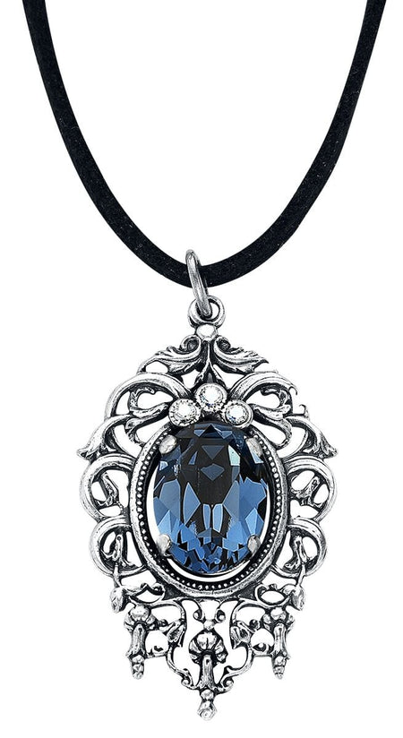 Collier Gothic de Krikor - Tiefer Ozean - pour Femme - couleur argent - Krikor