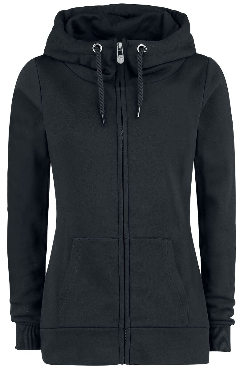 Sweat-shirt zippé à capuche  de Black Premium by EMP - Freaking Out Loud - S à 5XL - pour Femme - noir - Black Premium by EMP