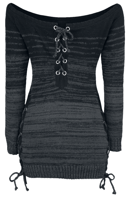 Pull tricoté Gothic de Innocent - Débardeur Thena - S à 3XL - pour Femme - noir/gris - innocent - View 2