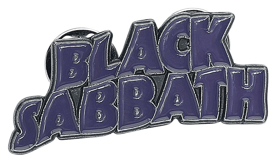 Pin's  de Black Sabbath - Purple Wavy Logo - pour Unisexe - lilas - Black Sabbath