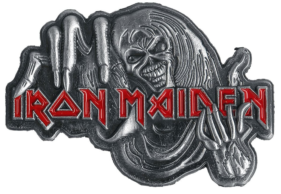 Pin's  de Iron Maiden - Number Of The Beast - pour Unisexe - gris/rouge - Iron Maiden