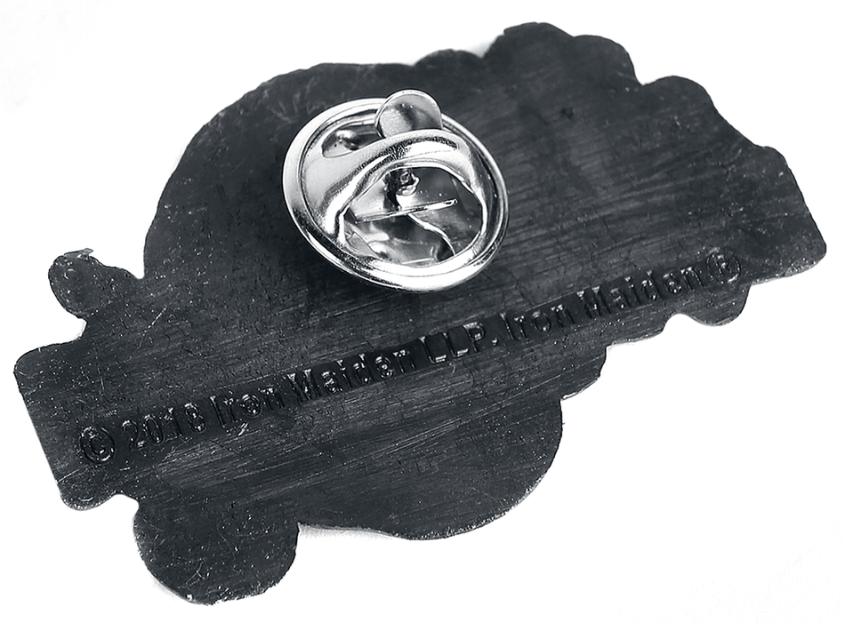 Pin's  de Iron Maiden - Number Of The Beast - pour Unisexe - gris/rouge - Iron Maiden - View 2