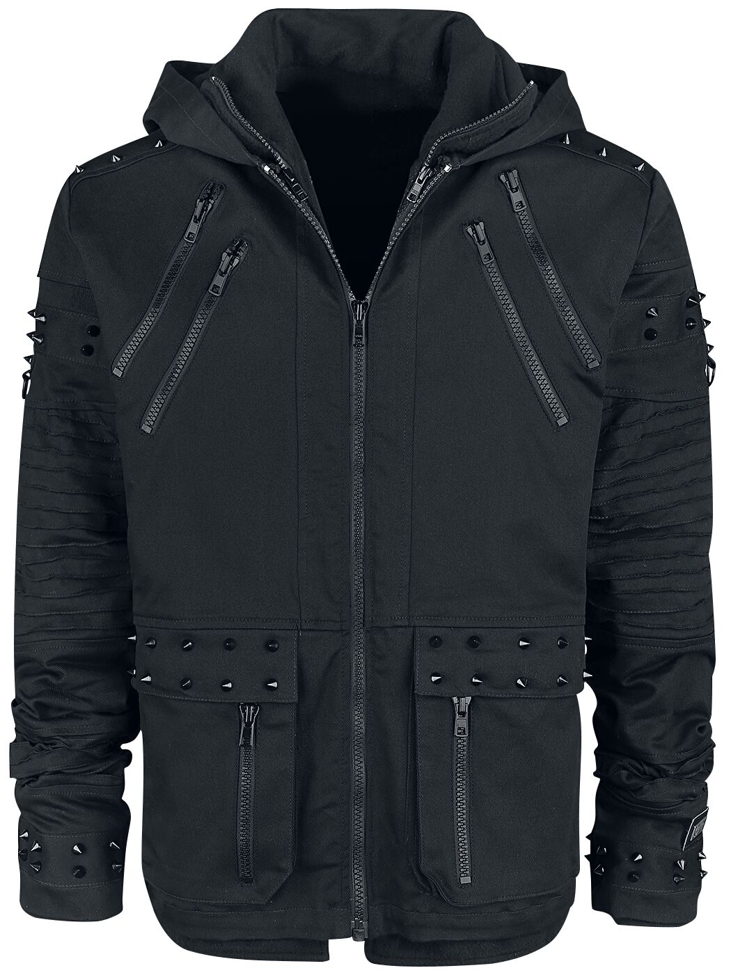 Veste d'hiver Gothic de Vixxsin - Veste Black Chrome - S à XXL - pour Homme - noir - Vixxsin