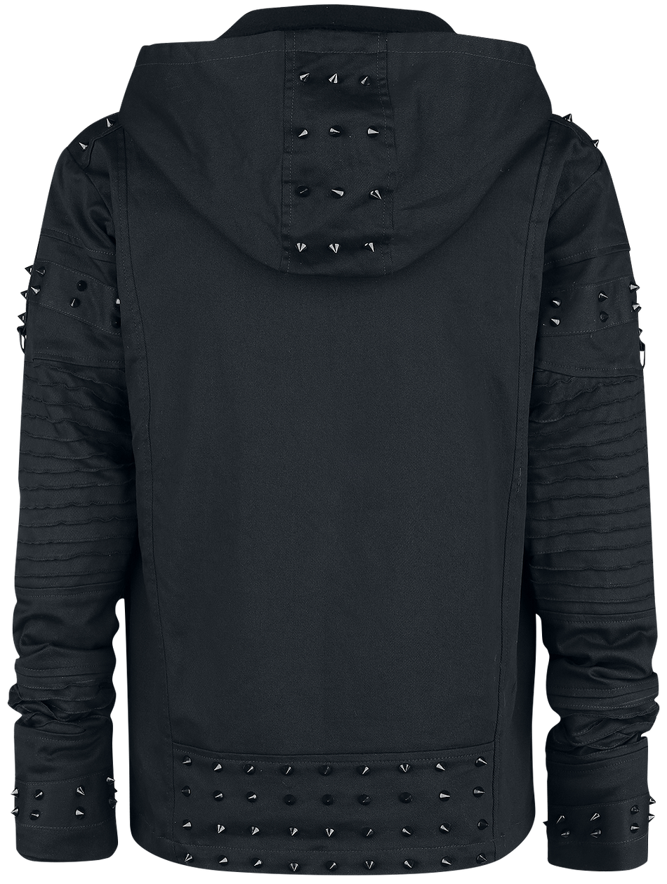 Veste d'hiver Gothic de Vixxsin - Veste Black Chrome - S à XXL - pour Homme - noir - Vixxsin - View 2