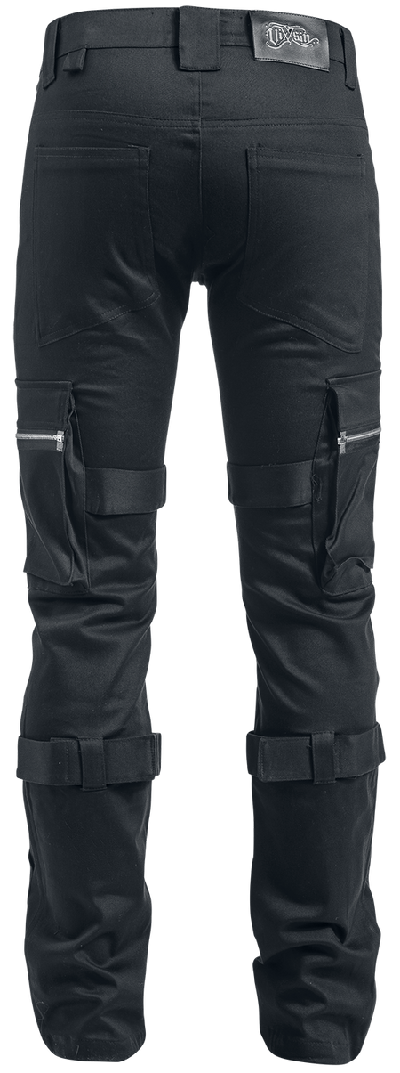 Pantalon en toile Gothic de Vixxsin - Pantalon Carsten - W30L32 à W38L34 - pour Homme - noir - Vixxsin - View 2