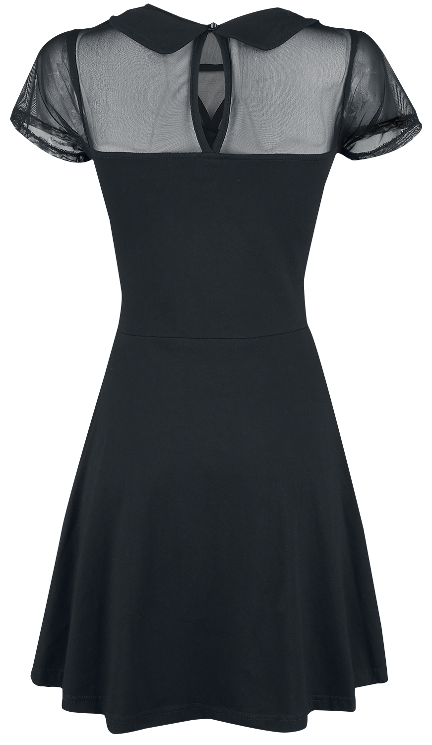 Robe courte Gothic de Heartless - Robe Noire - S à XL - pour Femme - noir - Heartless - View 2