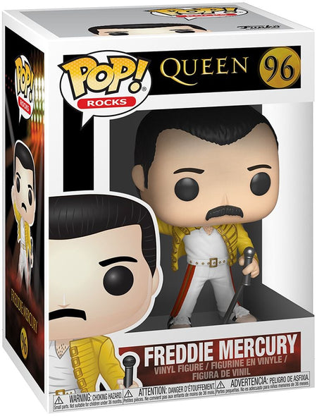 Queen - Freddie Mercury (Wembley 1986) Rocks Vinyl Figur 96 - Funko Pop! - Funko Shop Europe - Queen