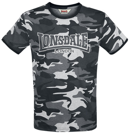 T-Shirt Manches courtes  de Lonsdale London - Cobbett - S à 3XL - pour Homme - camouflage - Lonsdale London