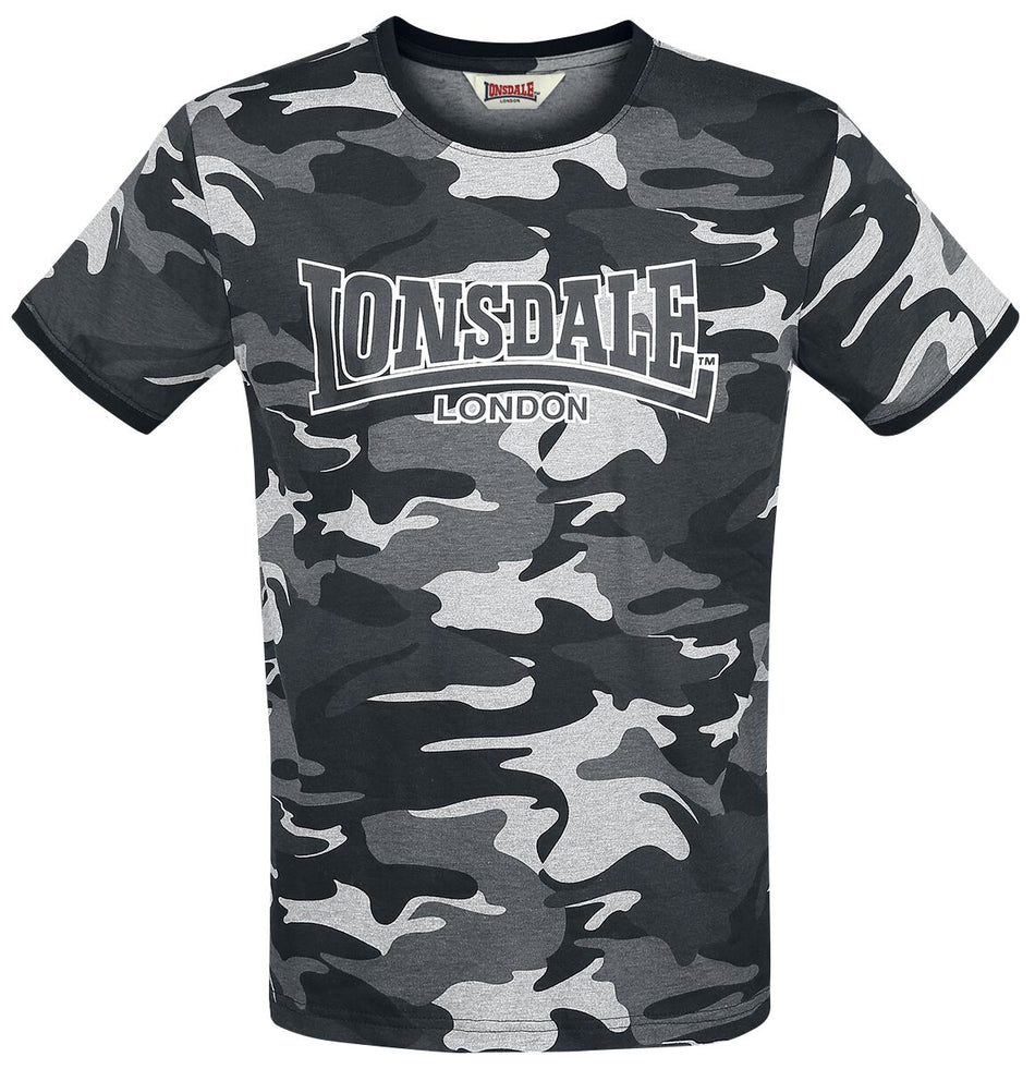 T-Shirt Manches courtes  de Lonsdale London - Cobbett - S à 3XL - pour Homme - camouflage - Lonsdale London