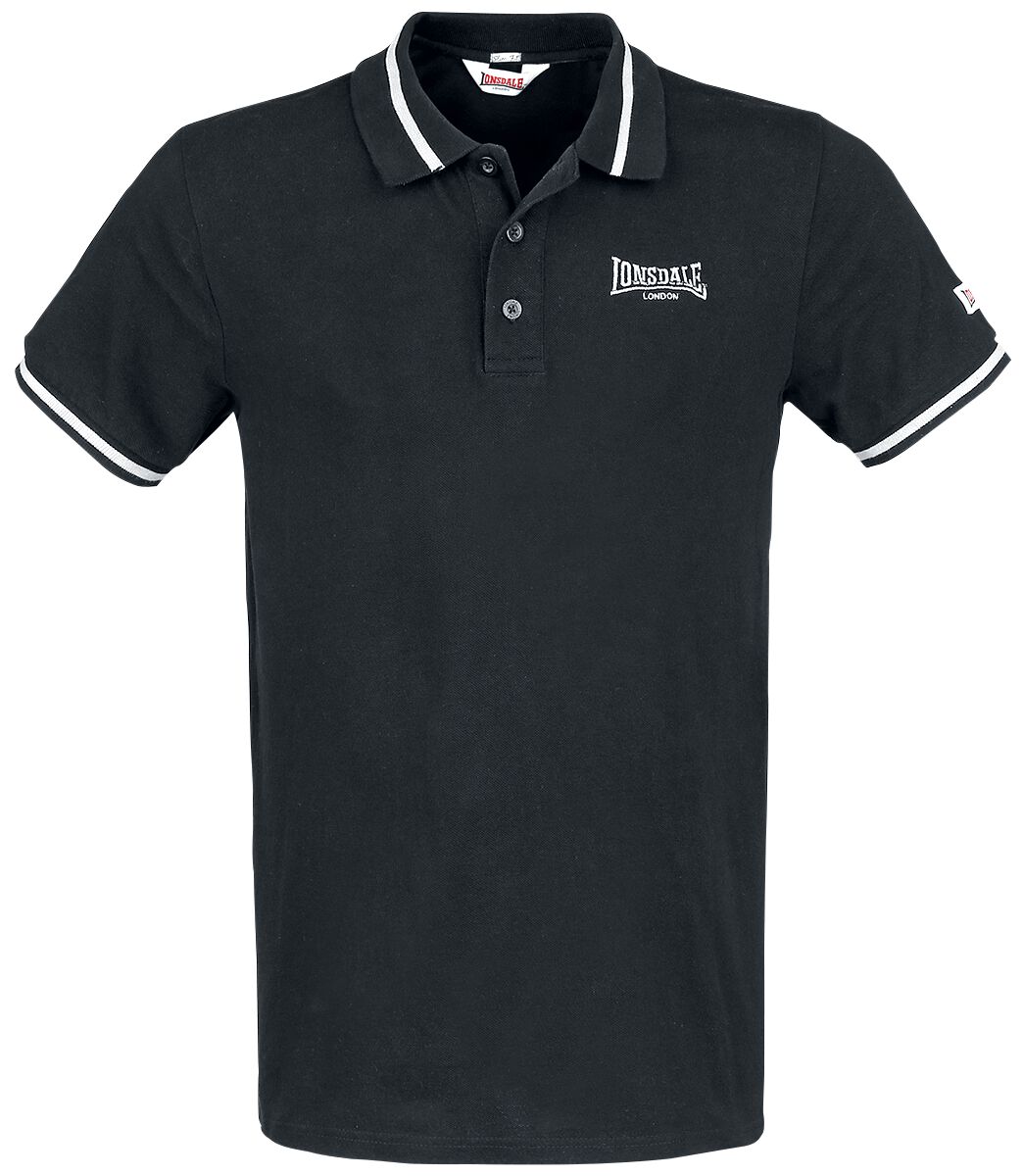 Polo  de Lonsdale London - Causton - S à 3XL - pour Homme - noir - Lonsdale London