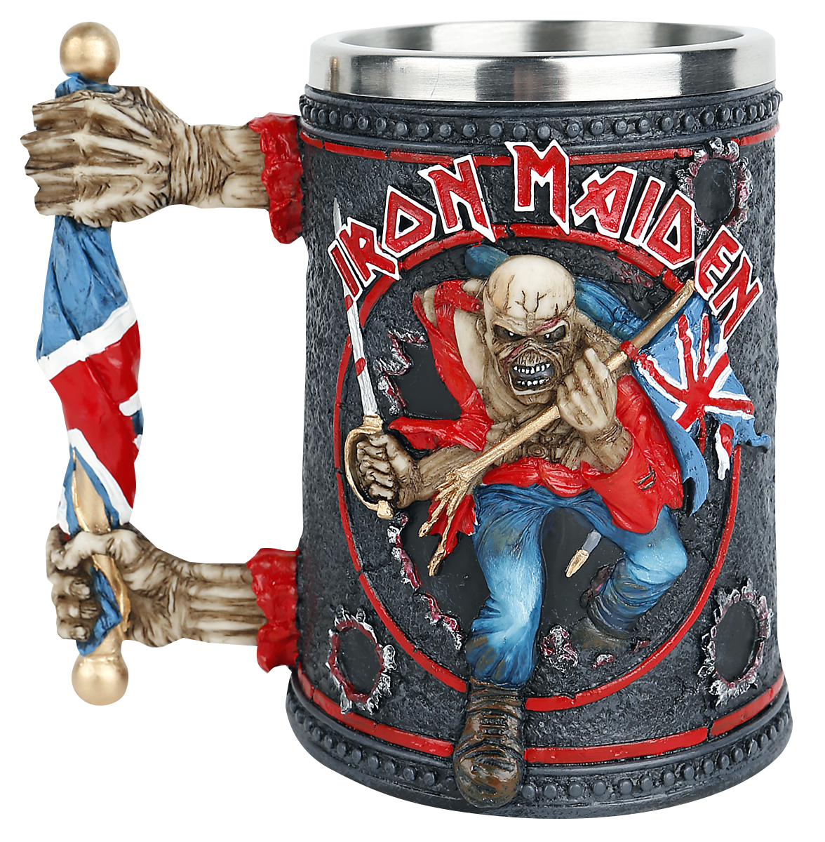 Chope à bière  de Iron Maiden - Chope Trooper - pour Unisexe - multicolore - Iron Maiden - View 2
