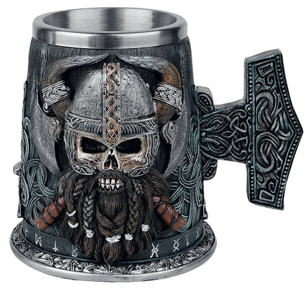 Chope à bière Gothic de Nemesis Now - Chope Danegeld - pour Indifférent - multicolore - Nemesis Now
