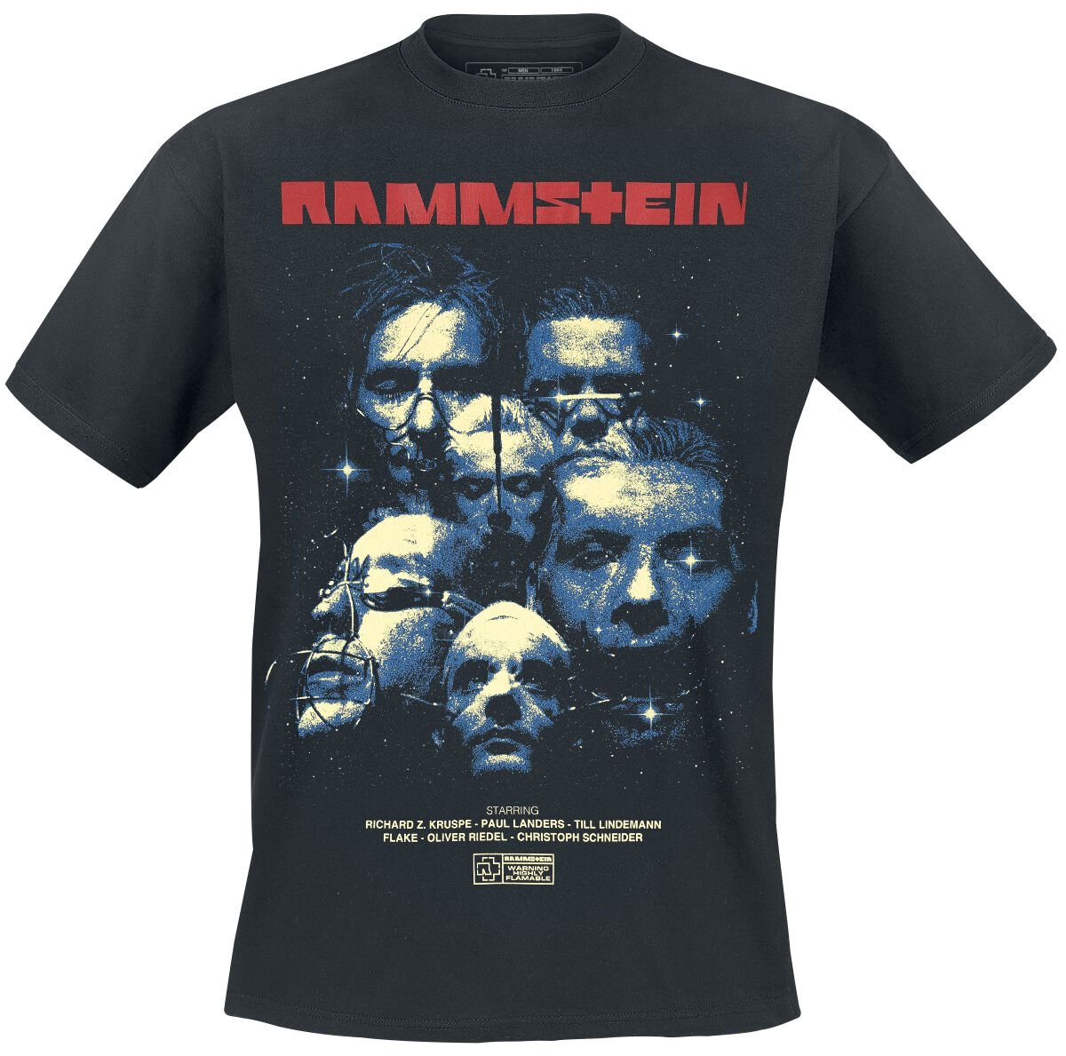 T-Shirt Manches courtes  de Rammstein - Sehnsucht Movie - S à 3XL - pour Homme - noir - Rammstein