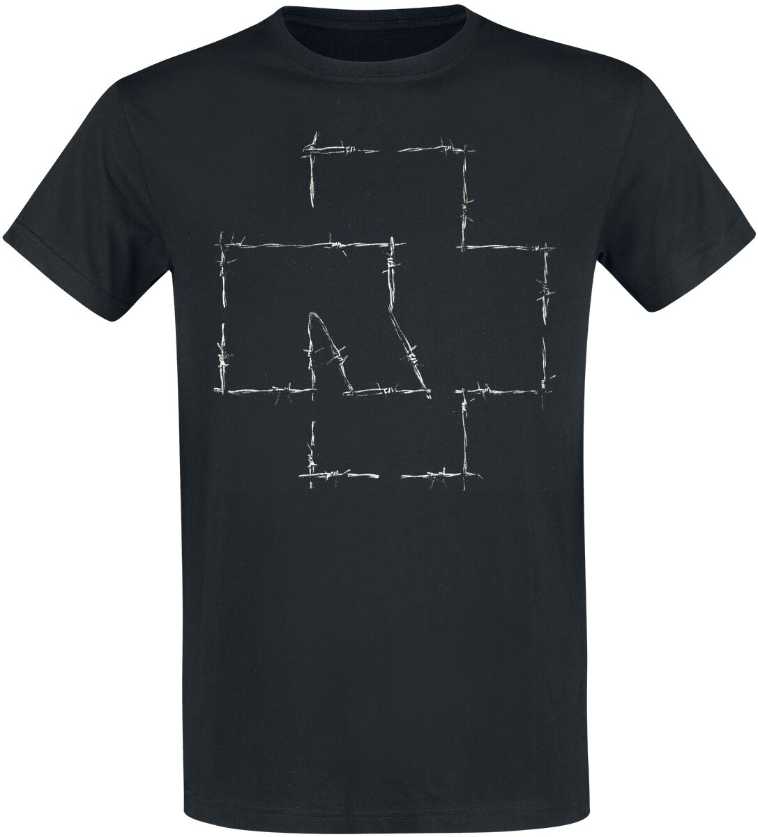 T-Shirt Manches courtes  de Rammstein - Stacheldraht - S à 3XL - pour Homme - noir - Rammstein