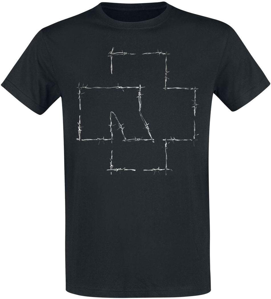 T-Shirt Manches courtes  de Rammstein - Stacheldraht - S à 3XL - pour Homme - noir - Rammstein
