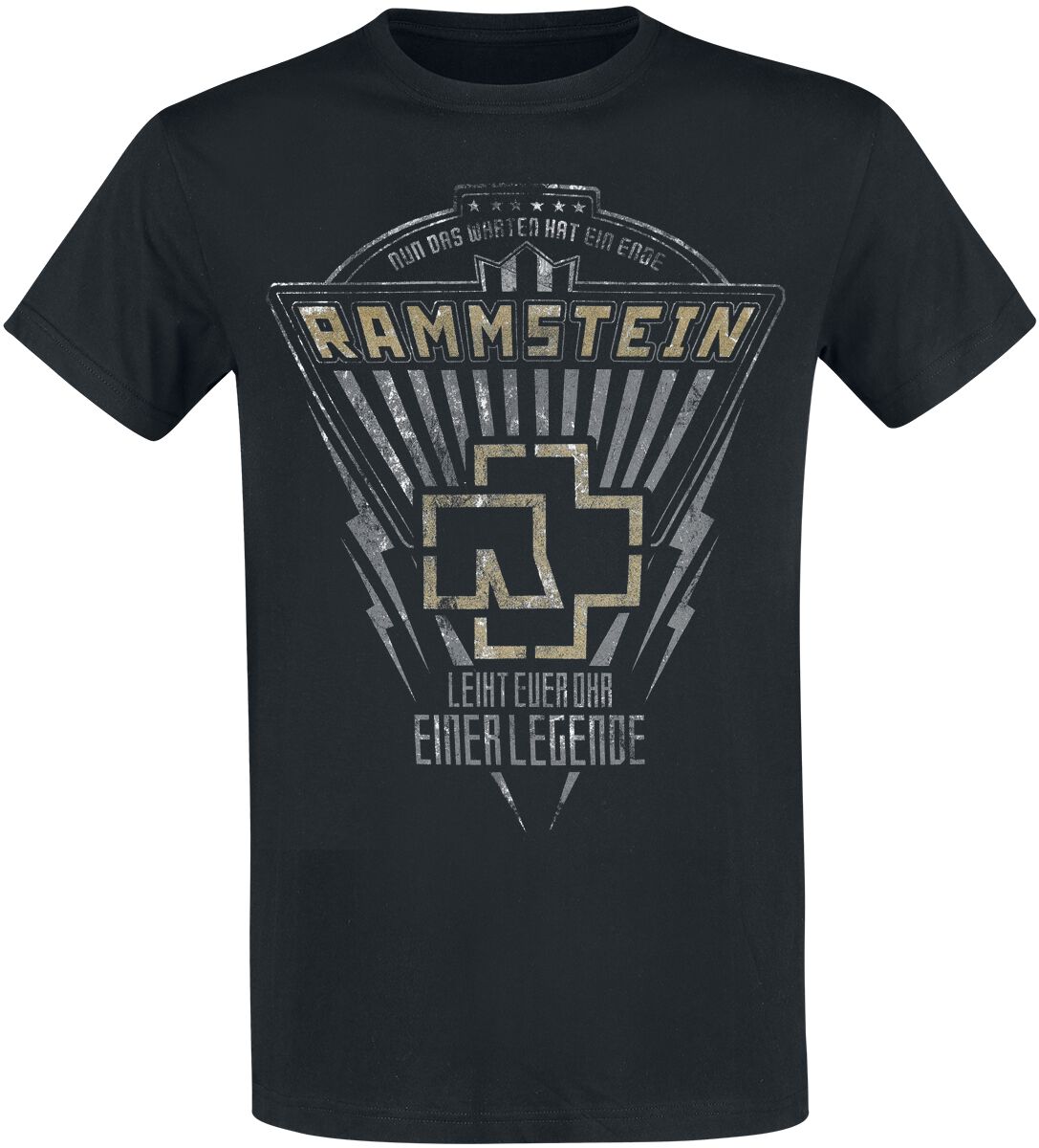 T-Shirt Manches courtes  de Rammstein - Legende - S à XXL - pour Homme - noir - Rammstein