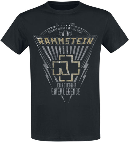 T-Shirt Manches courtes  de Rammstein - Legende - S à XXL - pour Homme - noir - Rammstein