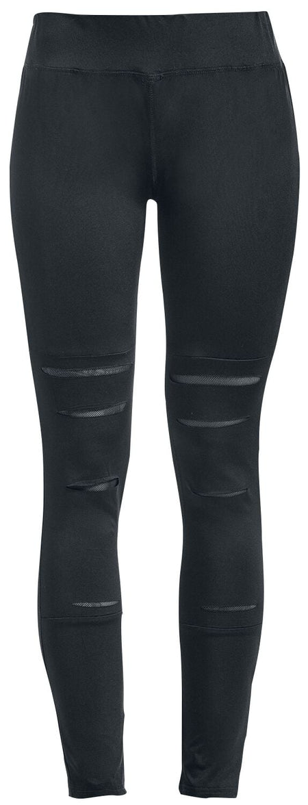 Legging  de Rotterdamned - Legging Agrémenté de Dentelle - S à XXL - pour Femme - noir - Rotterdamned