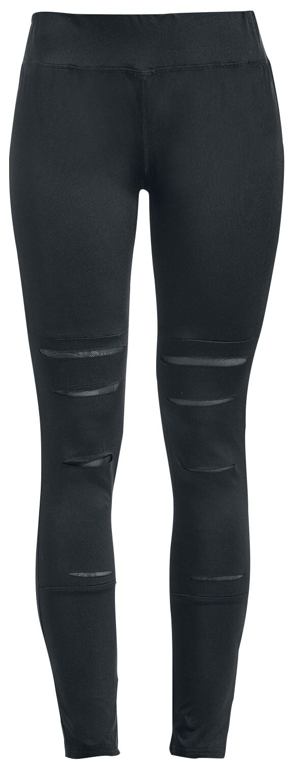 Legging  de Rotterdamned - Legging Agrémenté de Dentelle - S à XXL - pour Femme - noir - Rotterdamned