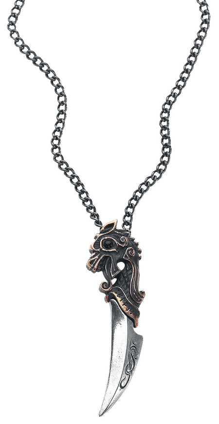 Collier Gothic de Alchemy Gothic - Einardolk - pour Homme - couleur argent - Alchemy Gothic