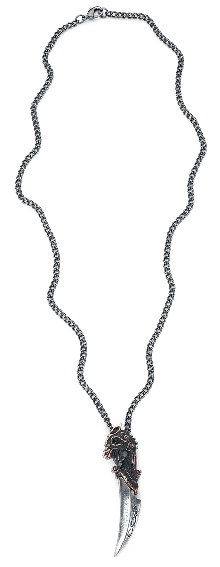 Collier Gothic de Alchemy Gothic - Einardolk - pour Homme - couleur argent - Alchemy Gothic - View 2