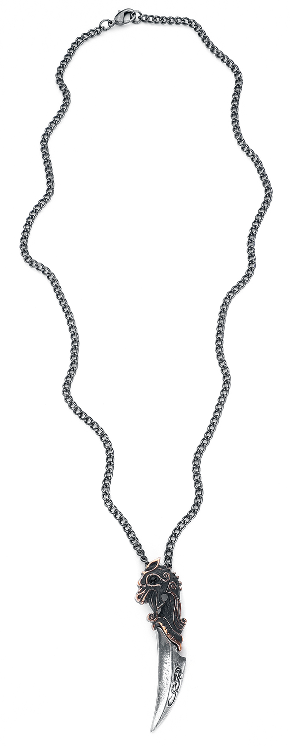 Collier Gothic de Alchemy Gothic - Einardolk - pour Homme - couleur argent - Alchemy Gothic - View 2