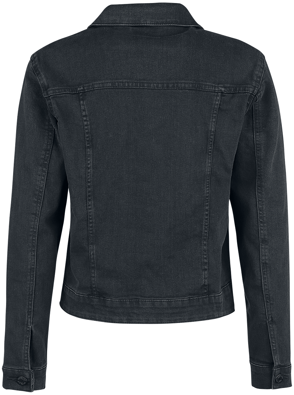 Veste en Jean  de Noisy May - Veste En Jean Délavée Noire Debra - XS à XXL - pour Femme - noir - Noisy May - View 2