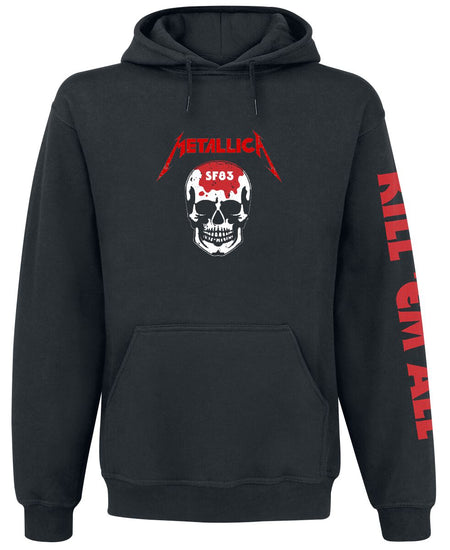 Sweat-shirt à capuche  de Metallica - Kill 'Em All - Skull - S à 3XL - pour Homme - noir - metallica