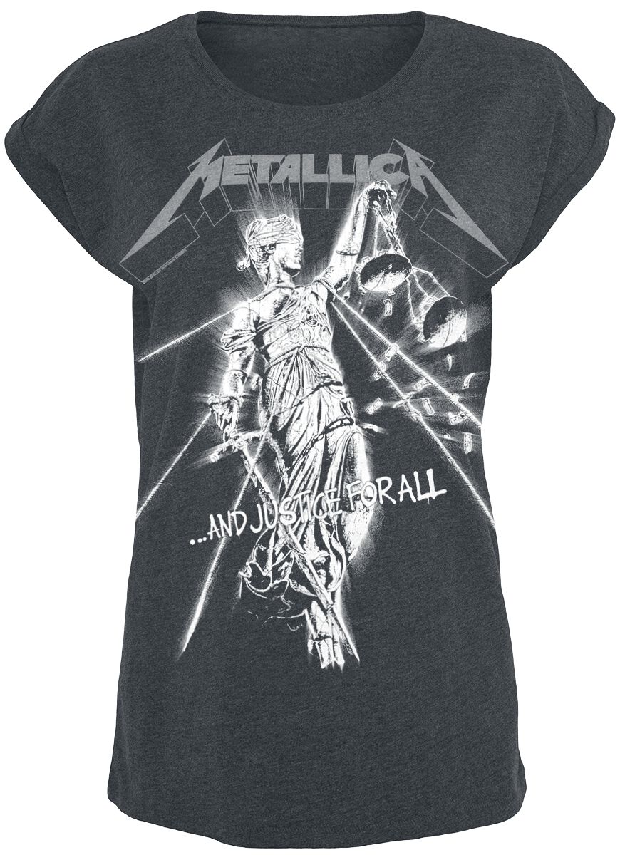 T-Shirt Manches courtes  de Metallica - Raining Light - S à 5XL - pour Femme - gris - metallica