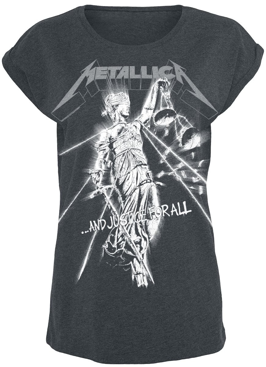 T-Shirt Manches courtes  de Metallica - Raining Light - S à 5XL - pour Femme - gris - metallica