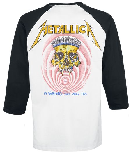 T-shirt manches longues  de Metallica - Shortest Straw - S à XXL - pour Homme - blanc/noir - metallica - View 2